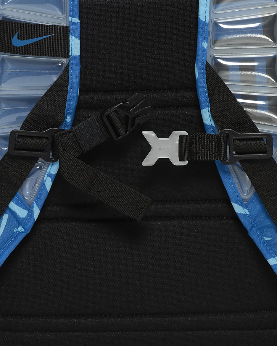 Nike elite backpack black and blue on sale